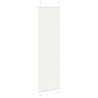 Store plissé blanc 55x200 cm largeur du tissu 54,4 cm polyester 