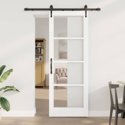Porte Coulissante avec Kit 'ORKDAL'Blanc 78x211 cm 