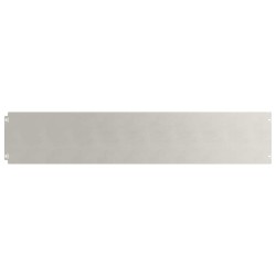 Bordures de pelouse 30 pcs 20x103 cm acier inoxydable 