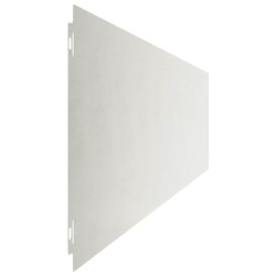 Bordures de pelouse 30 pcs 20x103 cm acier inoxydable 