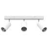 Projecteur de plafond 3 voies ajustable blanc GU10 