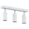 Projecteur de plafond 3 voies ajustable blanc GU10 