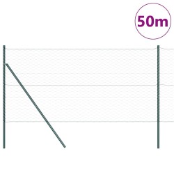 Clôture Hexagonale Grise 1.2x50 m Acier 