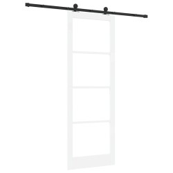 Porte coulissante avec kit quincaillerie 'ORKDAL'Blanche 83x232 cm 