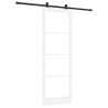 Porte coulissante avec kit quincaillerie 'ORKDAL'Blanche 83x232 cm 