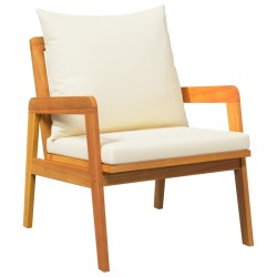Chaises de jardin 2 pcs 59,5 x 65 x 71,5 cm Bois massif d'acacia 