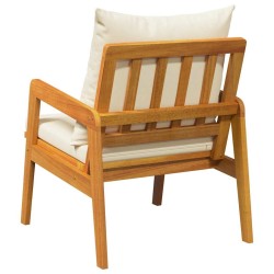 Chaises de jardin 2 pcs 59,5 x 65 x 71,5 cm Bois massif d'acacia 