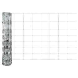 Posts de clôture 11 pcs U-Channel 80 cm Acier galvanisé 