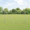 Clôture de champ 1,6x25 m en acier galvanisé 