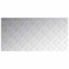 Plaques en aluminium à motif en damier 4 pcs Antidérapantes 100x50 cm 