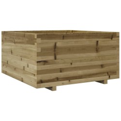 Jardinière 90x90x49,5 cm bois de pin imprégné 