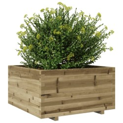 Jardinière 90x90x49,5 cm bois de pin imprégné 