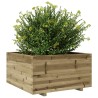Jardinière 90x90x49,5 cm bois de pin imprégné 