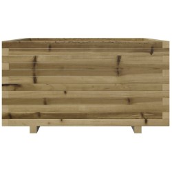 Jardinière 90x90x49,5 cm bois de pin imprégné 