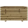 Jardinière 90x90x49,5 cm bois de pin imprégné 