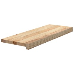Marches d'escalier 8 pcs non traité 70x25x2cm bois chêne massif 