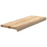 Marches d'escalier 8 pcs non traité 70x30x2cm bois chêne massif 