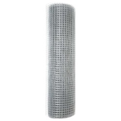Panneau de clôture Argent 0.4 x 10 m Acier galvanisé 