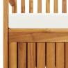 Banc de rangement de jardin Bois d'acacia solide 120x63x84 cm 
