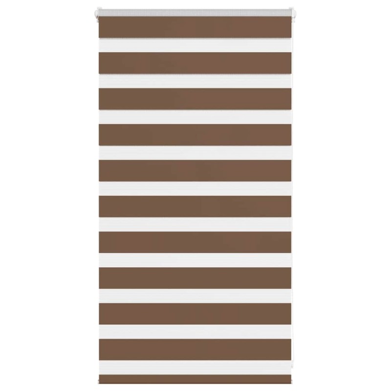 Store zèbre marron 70x100 cm largeur du tissu 65,9 cm polyester 