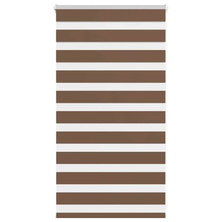 Store zèbre marron 70x100 cm largeur du tissu 65,9 cm polyester 