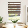 Store zèbre marron 70x100 cm largeur du tissu 65,9 cm polyester 