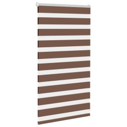 Store zèbre marron 70x100 cm largeur du tissu 65,9 cm polyester 