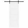Porte coulissante avec quincaillerie 'ORKDAL'en bois de pin blanc 