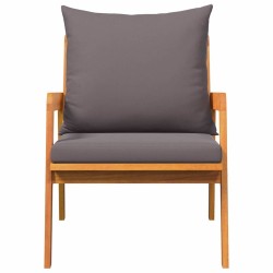 Chaises de jardin 2 pcs 59,5x65x71,5 cm Bois massif 
