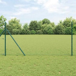 Clôture Hexagonale Verte 1.4x50 m Acier 