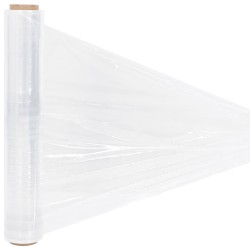 Film étirable 2 pcs transparent 23 μm 50 cm x 150 m 