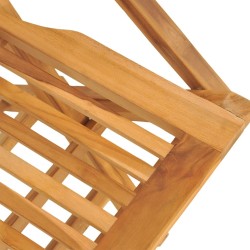 Chaises de jardin pliantes lot de 4 55x62x90cm bois massif teck 