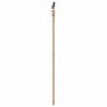 Porte coulissante avec kit de quincaillerie 86x198.5 cm en bois massif en pin 