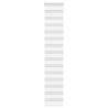 Store zèbre blanc 40x200 cm largeur du tissu 35,9 cm polyester 