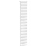 Store zèbre blanc 40x200 cm largeur du tissu 35,9 cm polyester 