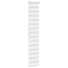 Store zèbre blanc 40x200 cm largeur du tissu 35,9 cm polyester 