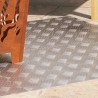 Plaques en alu antidérapantes à motif damier, 4 pièces, 80x50 cm 