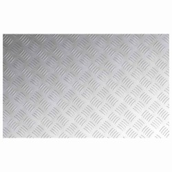 Plaques en alu antidérapantes à motif damier, 4 pièces, 80x50 cm 