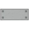 Tableau noir magnétique mural Noir 50x20 cm Verre trempé 