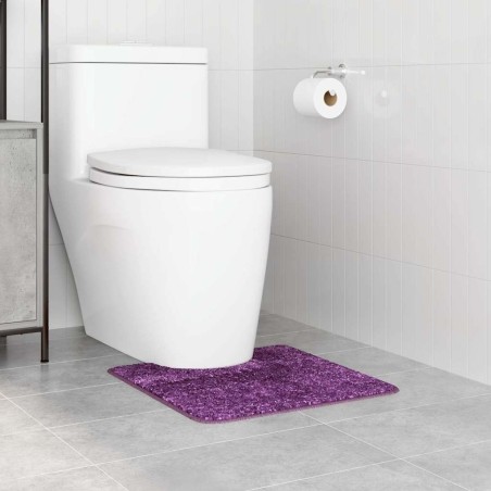 Tapis de bain U en forme de U Pourpre 50x50 cm Polypropylène Antidérapant 