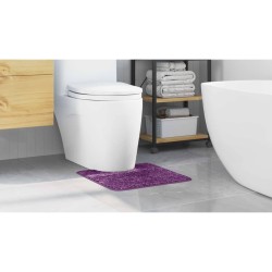 Tapis de bain U en forme de U Pourpre 50x50 cm Polypropylène Antidérapant 