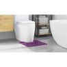 Tapis de bain U en forme de U Pourpre 50x50 cm Polypropylène Antidérapant 