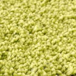 Tapis de bain U en forme de U vert 50x50 cm en polypropylène antidérapant 