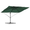 Parasol Cantilever Roma Vert 352x251x260 cm en aluminium 
