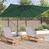 Parasol Cantilever Roma Vert 352x251x260 cm en aluminium 