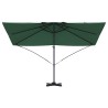Parasol Cantilever Roma Vert 352x251x260 cm en aluminium 
