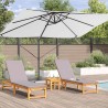 Parasol cantilever Roma de , couleur sable, dimensions 352x251x260 cm, en aluminium 