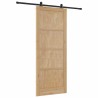 Porte coulissante avec quincaillerie 93x232 cm Bois massif pin 