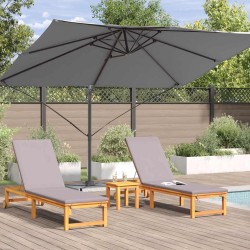 Parasol Cantilever Roma anthracite 352x251x260 cm en aluminium 