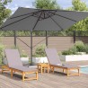 Parasol Cantilever Roma anthracite 352x251x260 cm en aluminium 